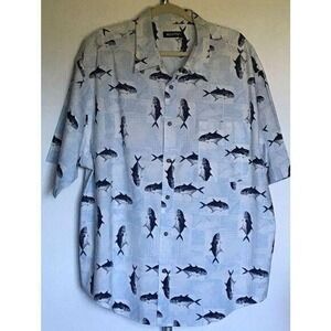Men's Puritan Short Sleeve‎ Button Front 2XL